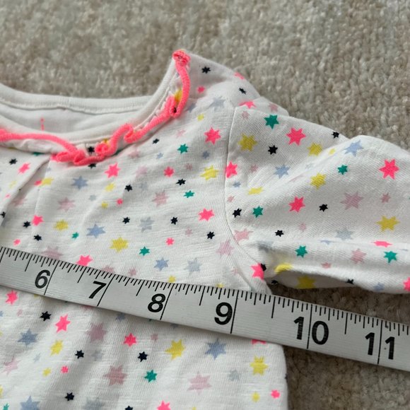 3 for $6 Joules Star Baby Long Sleeve One Piece Bodysuit 3m - Picture 6 of 8